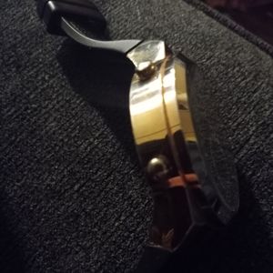 AXIOM Mens big face watch gold and black